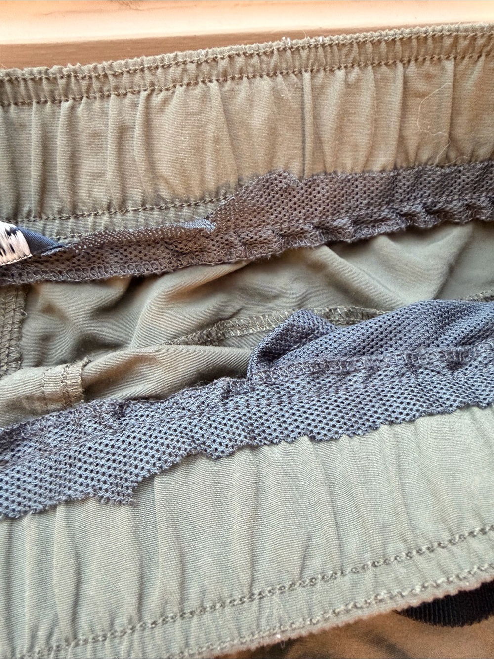 The North Face Charcoal Gray Elastic-Waist Shorts, bundle of TWO size XL - Picture 6 of 9